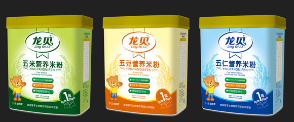 龍貝五米營養米粉