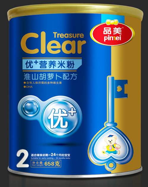 品美優(yōu)+營養(yǎng)淮山胡蘿卜配方米粉2段