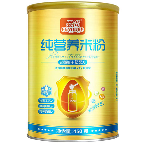 嬰尚超微細加奶營養米粉純米粉