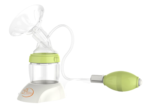 拍拍手吸奶器淺綠色