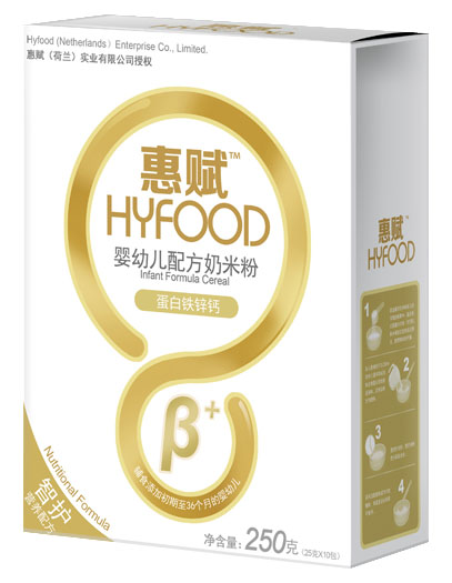 惠賦蛋白鐵鋅鈣嬰幼兒配方奶米粉