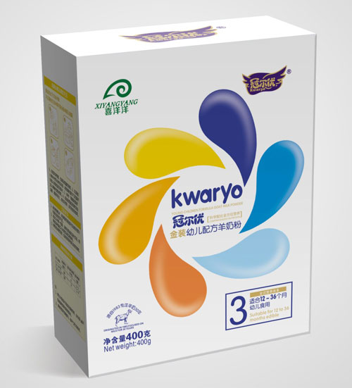 冠爾優金裝嬰兒配方羊奶粉3段盒裝