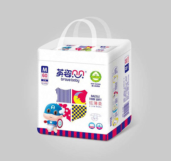 英姿貝貝炫薄柔嬰兒紙尿褲M60片