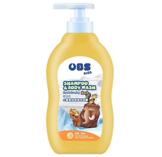 歐貝氏兒童柔潤洗發沐浴露300ml