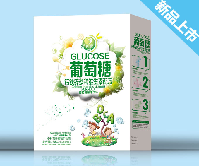 愛其壹鈣鐵鋅多種維生素配方葡萄糖固體飲料