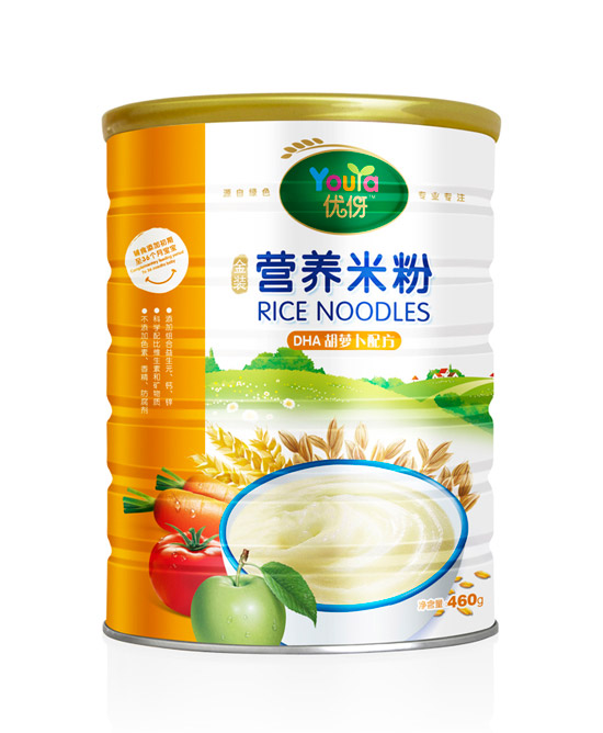 優伢金裝DHA胡蘿卜營養米粉