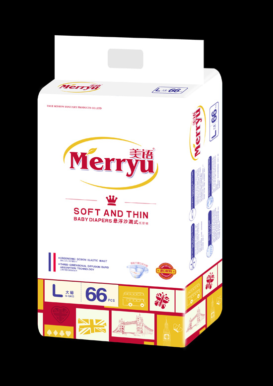 美語(yǔ)懸浮沙漏式紙尿褲L66