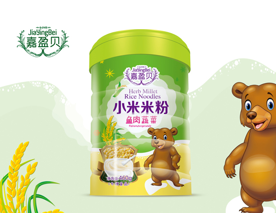 嘉盈貝魚(yú)肉蔬菜小米米粉