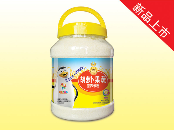 央央大風車800克胡蘿卜果蔬營養米粉