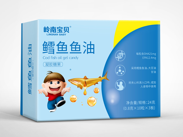 嶺南寶貝鱈魚魚油凝膠糖果 24g