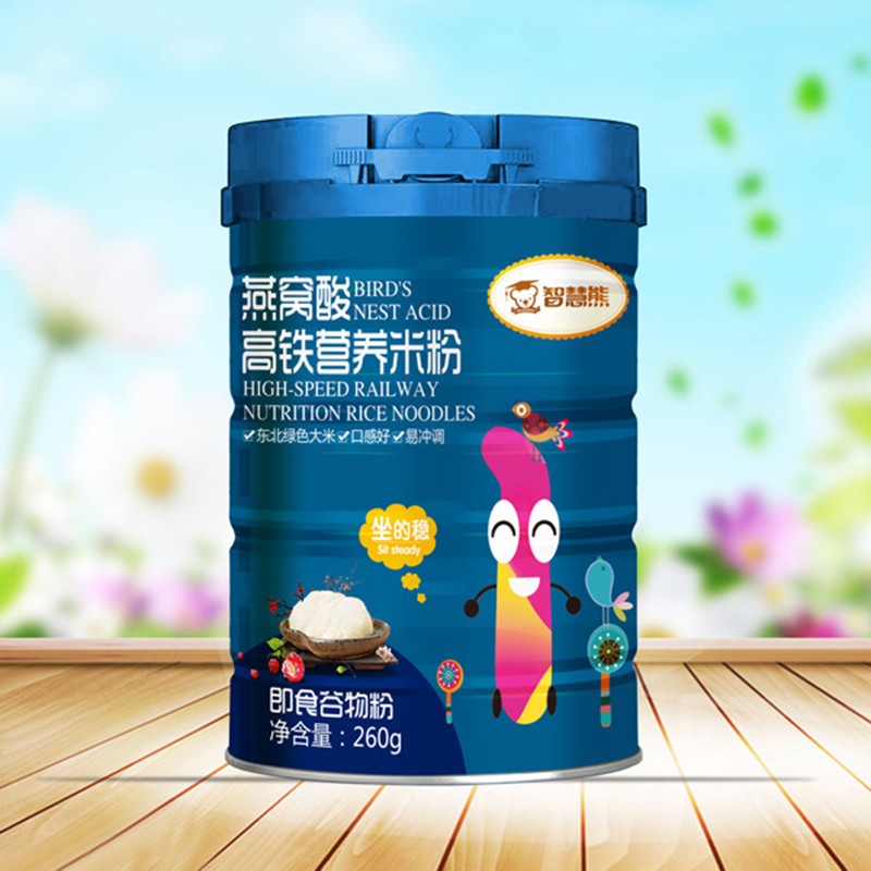 智慧熊燕窩酸高鐵營養米粉