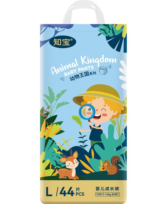 我懂寶寶動物王國成長褲L