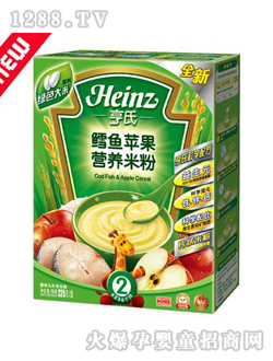 亨氏鱈魚蘋果營養米粉