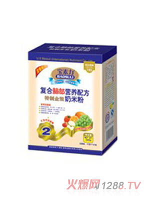 寶素力特制金裝復合腦部營養奶米粉