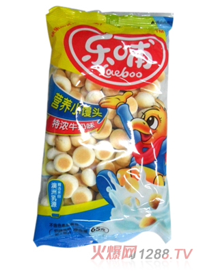 樂哺特濃牛奶營養小饅頭65g