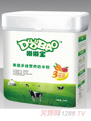 嘟嘟寶果蔬多維營養奶米粉
