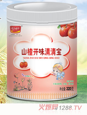 給力益生山楂開味清清寶（塑料桶裝）(1)