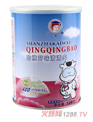 小才智山楂開胃清清寶罐裝