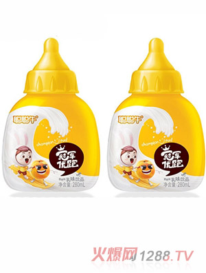 聰聰牛冠軍優跑黃桃味乳味飲品280ml