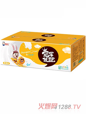 聰聰牛冠軍優跑黃桃味乳味飲品箱裝