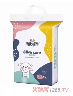 咘咘狗橄欖養護嬰兒紙尿褲L52圖