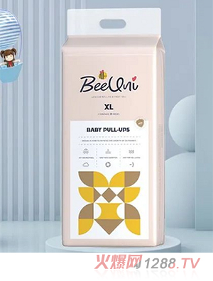 BeeUni必優(yōu)妮嬰兒拉拉褲 分層芯體設(shè)計立體護(hù)圍彈性腰圍尺碼齊全