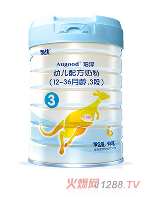 澳優珀淳幼兒配方奶粉（12-36月齡，3段）